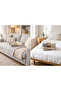 Multi-Purpose Sofa Cover,170X210Cm,100% Cotton Koton Pique,Sofa Bed Cover,Sofa Throw.Tv Blanket-Beige - 3