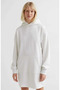 Women's Kangaroo Pocket Hooded Sweat Dress K28 3020