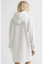 Women's Kangaroo Pocket Hooded Sweat Dress K28 3020 - 4