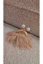 5.5cm Knob with Keychain Clips Pearl - 6
