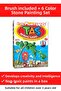 Intelligence Developer 6 Color Acrylic Painted Stone Painting Activity Set with Brush for Children over 3 Years Old