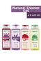 Set of 4 Natural Shower Gel 4*400 ml