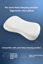 Curvesleep Ergonomic Visco Pillow, Orthopedic Support for Sleeping on the Stomach, Semi-Face Down, 60X38X11Cm - 2