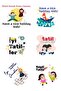 Good Holidays Sticker, Sömestr Holiday, Mid-Holiday Sticker Set, 4X4Cm, 150 Pieces (10 Sheets) - 2