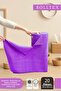 Yırt Kopar 100% Microfiber Cleaning Cloth 30X30Cm 20Pcs Purple Color - 3