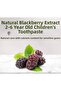 Natural Black Mulberry Extract Toothpaste for Children Aged 2-6 Years, 60 ml, 5 Packs - 3