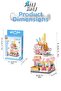 Loz Micro Block Series Ice Cream Shop 400 Pieces Toy Building Set Fflz-8813 - 2
