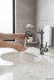 Anthracite Washbasin Faucet High Model with Movable Head Retro Design Anthracite Gray Bathroom Sink Faucet - 3