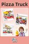 Loz Mini Block Series Food Truck/Pizza Truck -Lz1739 (490 Pieces) Toy Building Set - 5