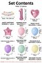 Macaron 9 Year Old Birthday Balloon Set Happy Birthday Party Decorations - 2