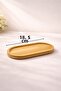 Marlin - Set of 2, Bamboo Lid and Stand Bathroom Glass Jars, Decorative Bathroom Organizer, 315 Cc - 6