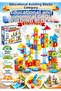 Educational and Economical Bulk Building Blocks 138 Pieces – Stem Toy, Motor Skills Development, Ages 3+