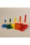 Wooden Educational Toy Geometric Shapes Colors Numbers - 3