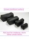 Faux Leather , 4-Piece Jewelry Makeup Set Bag Pieces, Organized Bag Pieces, Small Special, Personal Items, Jewelry, Bag Set - 3