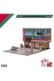 Japanese Street Diorama 1/64 Scale Diorama Mockup Model Vehicle Display Shelf Stand Collectible Hobby Car Parking Lot - 4