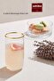 6-Pack Sare Gold Soft Drink Glasses - 2