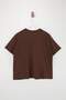 Kahverengi Regular Fit Crop Büyük Beden T-shirt TBBSS25BF00061 - 3