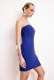 Saks Straplez Vücuda Oturan Kısa / Mini Elbise TPRSS26EL00101 - 5