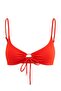 Red Coated Cut Out Chlorine & Water Resistant Long Lasting Lycra ®   Xtralife Bikini Top Tbess26Bu00019 - 4