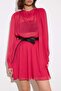 Fuchsia Belted Short / Mini Woven Dress Twoaw26El00378 - 3