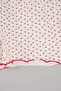 White Printed Ruffle Girls Knitted Pajamas Set Tkdss26Pt00008 - 7