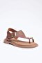 Kahverengi Kadın Sandalet TAKSS26SD00021 - 4