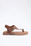Kahverengi Kadın Sandalet TAKSS26SD00021 - 5