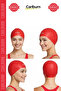 # Bone Non-Slip Waterproof Leak-Proof Silicone Swimmer Elastic Swimming Cap Pool Sea Long Hair Cap - 5
