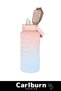 Premium Double Color Size Printed Leak Proof Non-Spill Motivational Water Bottle Water Bottle Healthy Plastic 2 Lt Water Bottle - 5