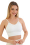 Special Production Breast Recovery Anti-Sagging Sports Casual Thin Rope Strap Padded Corded Crop Bustier - 5
