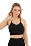 Special Production Breast Recovery Anti-Sagging Sports Casual Thin Rope Strap Padded Corded Crop Bustier - 5