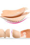 Special Production Non-Slip Seamless Breast Lift Fuller Showing Gathering Strapless Adhesive Bra - 3