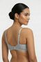 4 Pieces of Gray Cotton Unwired Non-Padded Soft Sponge Bras - 3