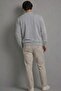 Men's Chicago Teddy Bear Printed Gray Sweatshirt - 5