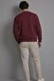 Men's Chicago Teddy Bear Print Burgundy Sweatshirt - 5