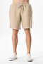 Elastic Waist Windproof Women'S/Men's Unisex Muslin Summer Shorts Mink Vzn - 7