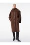 Long Sleeve Pocketed Buttoned Scarf Coat - 2