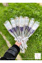 10 Single Gray Non-Fading Roses, Gift, Women's Day & Teacher's Day Gift