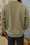 Men's Chicago Printed Casual Khaki Sweatshirt - 5