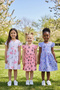 3 Printed Lycra Girls' Dress