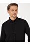 Black Flexible Slim Fit Striped Long Sleeve Shirt 50307162-Vr046 - 2