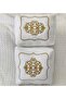Set of 2 Storage Bags Dowry Engagement Bundle Bridal Bundle Bridegroom Bundle Velvet Gold Embroidered Cream - 3