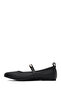 Women's Black Buckle Leather Ballerinas 25Afd204018 - 2