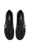 Women's Black Stone Leather Ballerinas 25Afd380918 - 7