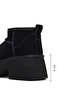 Women's Black Thick Soled Suede Leather Teddy Boots 25Wfd492910 - 2