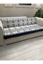 Blue Rug Kad Velvet S Printed Y Non-Slip Ltuk and Sofa Bed Cover 180*210 cm - 4