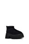 Women's Black Thick Soled Suede Leather Teddy Boots 25Wfd492910 - 8