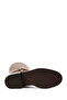 Women's Brown Buckle Leather Boots 25Wfd101518 - 5
