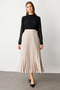 Pleated Full Length Skirt 01070 - 2