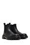 Men's Black Leather Chelsea Boots 25Wfd701818 - 2
